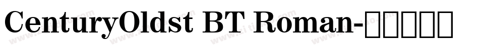 CenturyOldst BT Roman字体转换